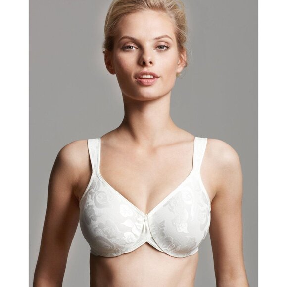 🆕 WACOAL Awareness Full Unpadded Underwire Bra 34DD White #85567 - Picture 5 of 12